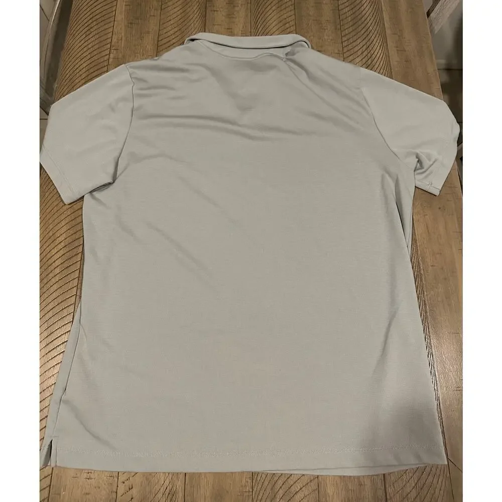 The North Face Men's Gray FlashDry Athletic Golf Polo SS Shirt Size XL
